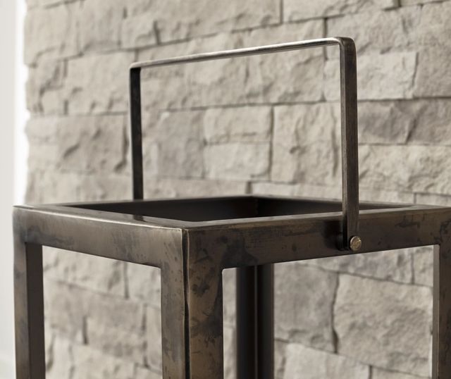 Signature Design by Ashley® Briana Antique Pewter 21" Lantern-3
