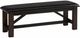 Jofran Inc. Kona Grove Black/Brown Upholstered Bench-0