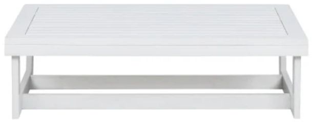 Linon Bluffton White Wooden Outdoor Cocktail Table-3