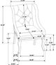 Coaster® Brockway 7-Piece Barely Brown/Cream Trestle Dining Set-4