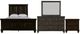 New Classic® Home Furnishings Sevilla 4-Piece Walnut California King Panel Bedroom Set-0
