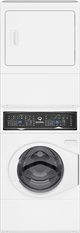 Speed Queen® 3.42 Cu. Ft. Washer, 7.0 Cu. Ft. Dryer White Stack Laundry-0