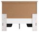Signature Design by Ashley® Makidern Whitewash Queen Panel Bed with 6-Drawer Storage-3
