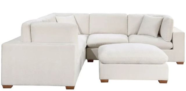 Coaster® Lakeview 6-Piece Ivory Upholstered Modular Sectional Set-1