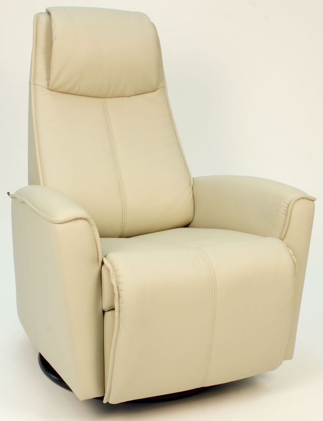 Fjords® Relax Urban Latte Large Dual Motion Swivel Recliner-0