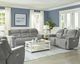 HomeStretch Knockout Granite Power Reclining Sofa-1