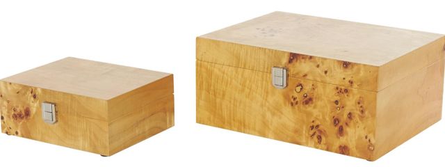 Deco Marche 2-Piece Brown Storage Box Set-2