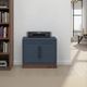 Legends Home Nora Blue Denim 2-Door File Cabinet with Whiskey Base-1