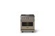 Viking® 5 Series 30" Nantucket Pro Style Dual Fuel (NG) Range with Polished Chrome Trim-3