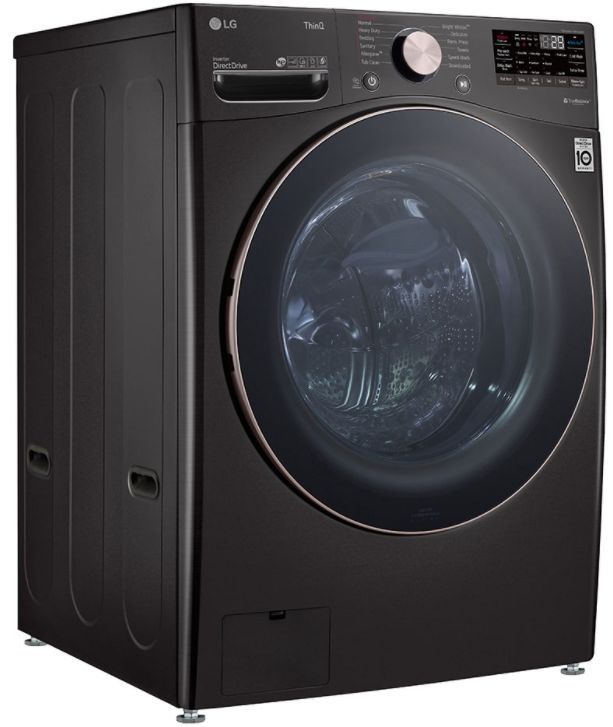LG 4.5 Cu. Ft. Black Steel Front Load Washer-2