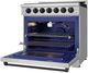 Thor Kitchen® Gordon Ramsay 36" Stainless Steel/Black Freestanding Pro Style Gas Range-4