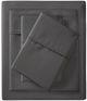 Olliix by Madison Park Charcoal Queen 1500 Thread Count Cotton Rich Sheet Set-0