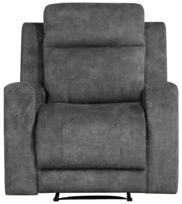 Homelegance® Muncie Brownish Gray Manual Recliner-2