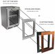 Perlick® G5 Luxe 15" 2.8 Cu. Ft. Panel Ready Glass Door Built-In Under the Counter Refrigerator-2