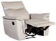 Furniture of America® Bienne Taupe Manual Recliner Chair-0