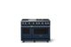 Viking® 5 Series 48" Slate Blue Pro Style Gas (NG) Range with Brushed Brass Trim-0