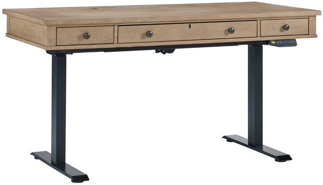 aspenhome® Emerson Light Elm 60" Lift Desk-0
