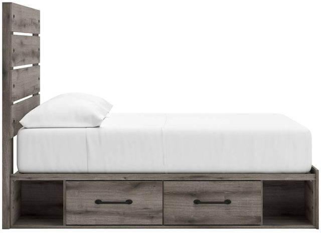 Signature Design by Ashley® Urbanoore Brown Gray Youth 4-Drawer Full Storage Panel Bed-3