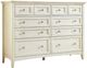 A-America® Northlake White Linen Dresser-0