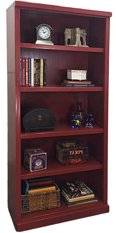 American Heartland Manufacturing Rustic 72" Bookcase-0