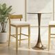Armen Living Merie 2-Piece Amber Glow/White Barstool Set-1