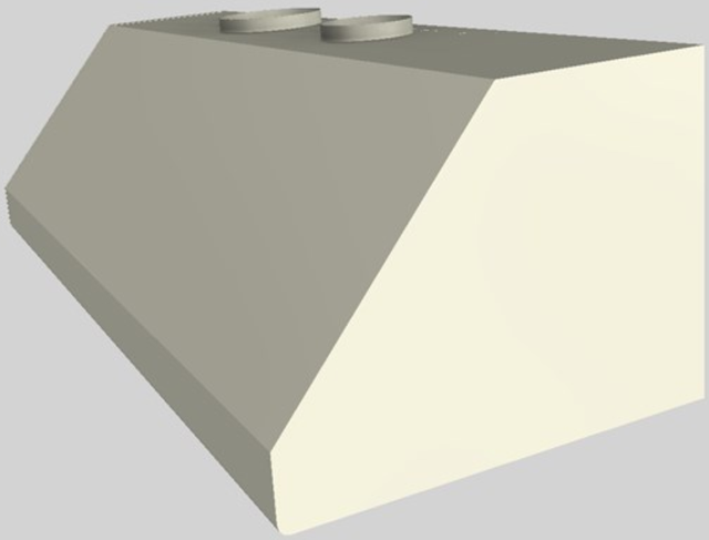 Vent-A-Hood® 60" Biscuit Wall Mounted Range Hood-1