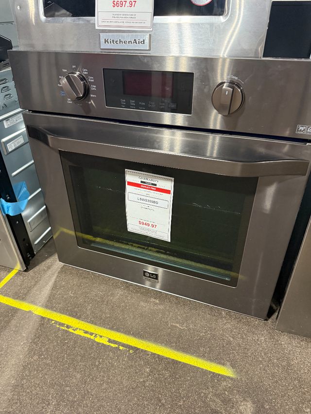 LG Studio 29.75" Black Stainless Steel Electric Single Oven Built In-0