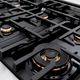 ZLINE Select Series Autograph Edition 48" Satin Stainless Steel Pro Style Dual Fuel Range with White Matte Door and Matte Black Accents-4