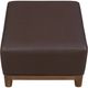 Modus Furniture Arden Dark Chocolate/Tavern Brown Upholstered Ottoman-3