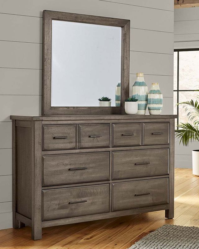 Vaughan-Bassett Centennial Solids Chestnut Creek Pewter Dresser-1