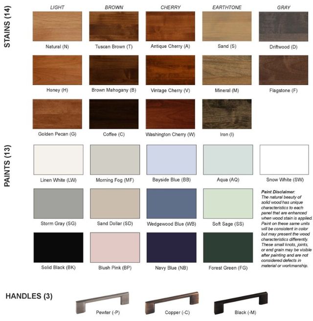 Archbold Furniture Customizable 2 West 3-Drawer Wide Nightstand-2