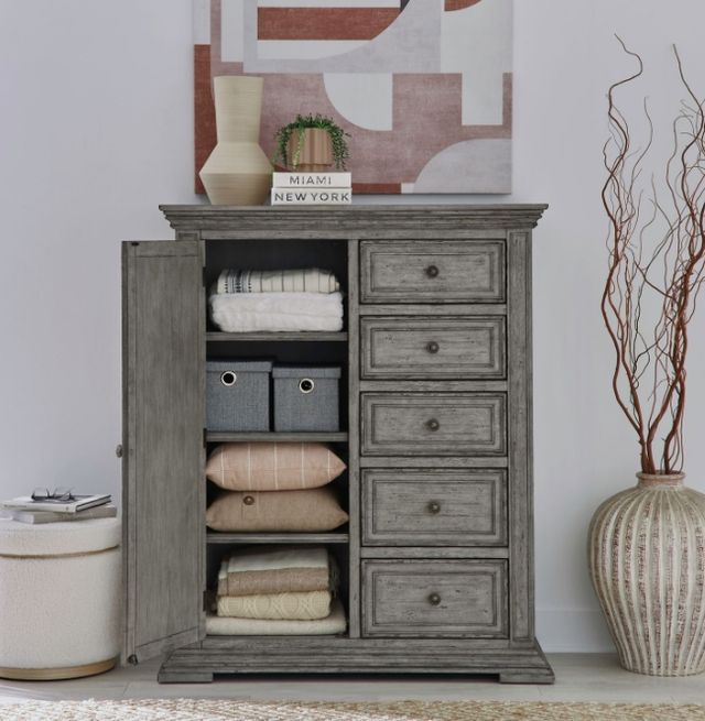 Liberty Furniture Big Valley Graystone Door Chest-2