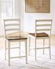 Signature Design by Ashley® Jendanton Antique White/Brown Bar Stool-1
