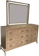 Bernards Elure Latte Hi-Leg Dresser-3