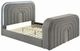 ACME Furniture Shelyn Gray Eastern King Bed with Led, TV Stand, Fireplace and Bluetooth-0