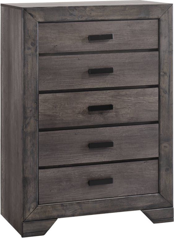 Elements International Nathan Gray Oak Chest-0