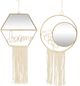 Deco Marche 2-Piece Gold Handmade Wall Mirror Set-0