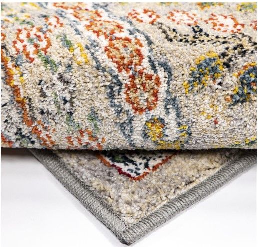 Orian Imperial Safavid Light Gray 5'x8' Area Rug-3