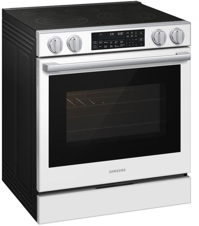Samsung 30'' White Slide-In Electric Range with Air Fry Max-2