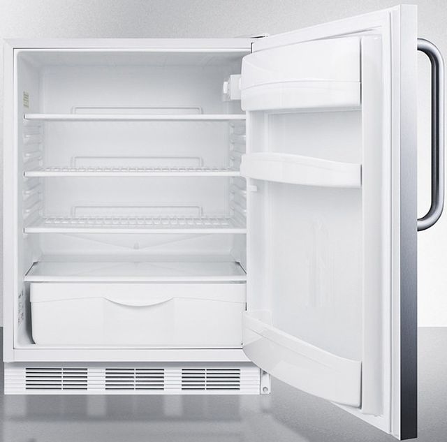 Accucold® by Summit® 5.5 Cu. Ft. Stainless Steel Under the Counter Refrigerator-2