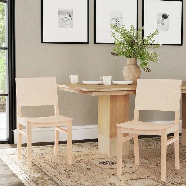 Linon Kentucky 2-Piece Unfinished Dining Chair Set-1