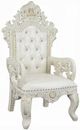 ACME Furniture Adara 2-Piece Antique White/Pearl White Dining Arm Chair Set-0