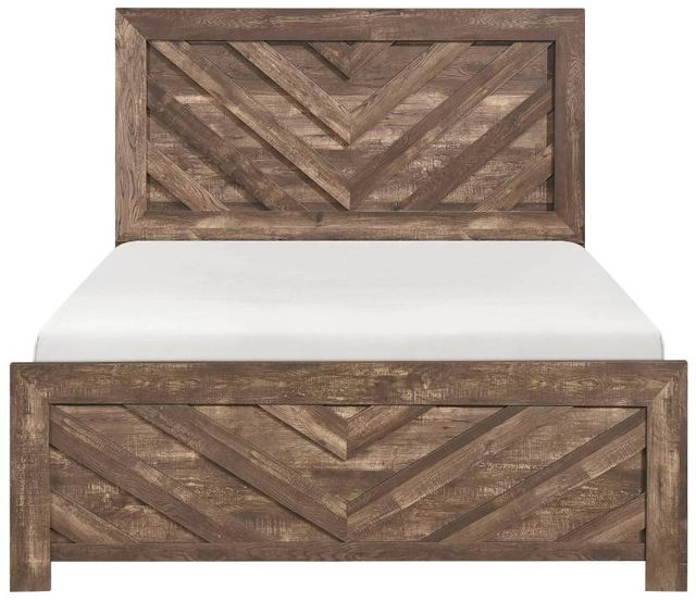 Homelegance® Corbin Rustic Brown Eastern King Panel Bed-2