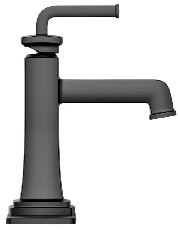 KOHLER® Riff® Matte Black Single-Handle Bathroom Sink Faucet-2
