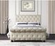 Mazin Furniture Crofton Beige Queen Sleigh Bed-4
