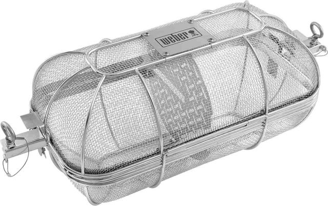 Weber® Weber Crafted Stainless Steel Rotisserie Crisping Basket-0