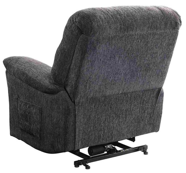 Coaster® Grey Upholstered Power Lift Recliner-2