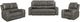Coaster® Brickston 3-Piece Charcoal Power Reclining Sofa Set with Power Headrest and Lumbar-0