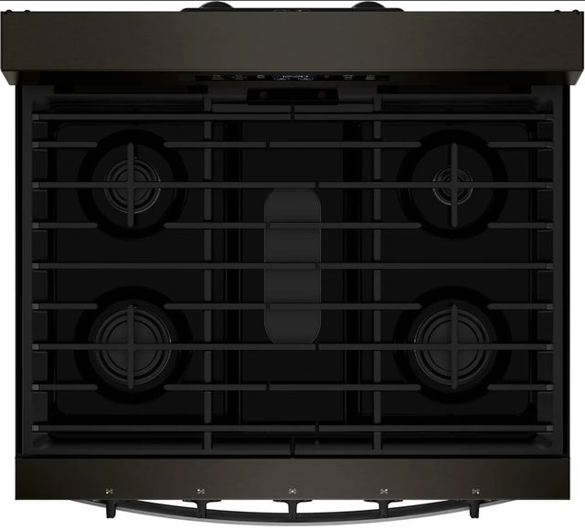Whirlpool® 30" Black Stainless Steel Freestanding Gas Range with Air Cooking Technology-2