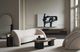 Caracole® Discord Modern Principles Bronze Metallic End Table with Lucent Modern Walnut Base -3